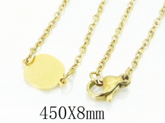 HY Wholesale Stainless Steel 316L Jewelry Necklaces-HY73N0555JR