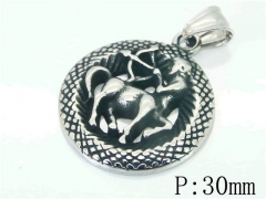 HY Wholesale 316L Stainless Steel Jewelry Popular Pendant-HY48P0121NG