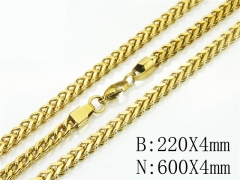 HY Wholesale Stainless Steel 316L Jewelry Fashion Chains Sets-HY73S0108HOA