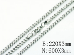 HY Wholesale Stainless Steel 316L Jewelry Fashion Chains Sets-HY73S0105PQ