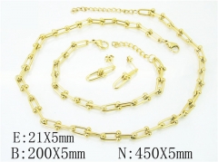 HY Wholesale Stainless Steel 316L Jewelry Sets-HY50S0047JEE