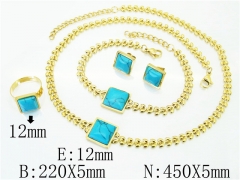 HY Wholesale Stainless Steel 316L Jewelry Sets-HY50S0053JVV