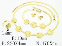 HY Wholesale Stainless Steel 316L Jewelry Sets-HY50S0058JEE