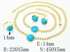 HY Wholesale Stainless Steel 316L Jewelry Sets-HY50S0056JUU