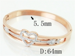 HY Wholesale Stainless Steel 316L Fashion Bangle-HY19B0736HOF