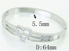 HY Wholesale Stainless Steel 316L Fashion Bangle-HY19B0734HMZ