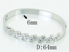 HY Wholesale Stainless Steel 316L Fashion Bangle-HY19B0746HMW