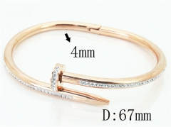 HY Wholesale Stainless Steel 316L Fashion Bangle-HY19B0751HMZ