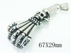 HY Wholesale 316L Stainless Steel Jewelry Popular Pendant-HY48P0216NB