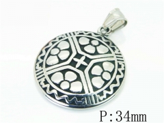 HY Wholesale 316L Stainless Steel Jewelry Popular Pendant-HY48P0401NE