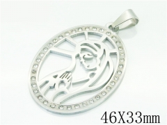 HY Wholesale 316L Stainless Steel Jewelry Popular Pendant-HY12P1162JL