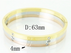 HY Wholesale Stainless Steel 316L Fashion Bangle-HY14B0237IZZ