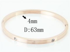 HY Wholesale Stainless Steel 316L Fashion Bangle-HY14B0247OA