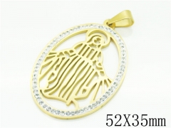 HY Wholesale 316L Stainless Steel Jewelry Popular Pendant-HY12P1163KE