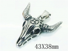 HY Wholesale 316L Stainless Steel Jewelry Popular Pendant-HY48P0336NB