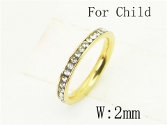 HY Wholesale Stainless Steel 316L Child's Jewelry Rings-HY62R0051JL