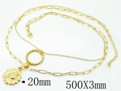 HY Wholesale Stainless Steel 316L Jewelry Necklaces-HY62N0438HLA