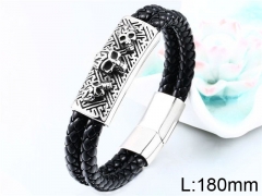 HY Wholesale Jewelry Fashion Bracelets (Leather)-HY0012B137