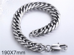 HY Wholesale Steel Stainless Steel 316L Bracelets-HY0012B235