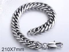 HY Wholesale Steel Stainless Steel 316L Bracelets-HY0012B237