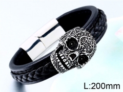 HY Wholesale Jewelry Fashion Bracelets (Leather)-HY0012B042