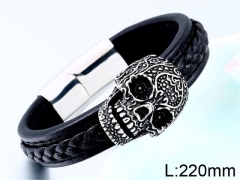 HY Wholesale Jewelry Fashion Bracelets (Leather)-HY0012B043