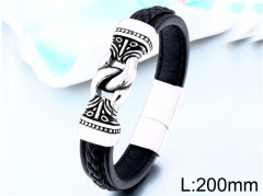 HY Wholesale Jewelry Fashion Bracelets (Leather)-HY0012B058