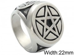 HY Wholesale 316L Stainless Steel Popular Rings-HY0062R697