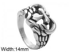 HY Wholesale 316L Stainless Steel Popular Rings-HY0062R369