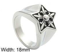 HY Wholesale 316L Stainless Steel Popular Rings-HY0062R039