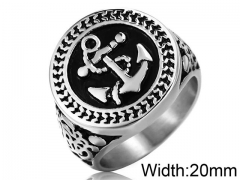 HY Wholesale 316L Stainless Steel Popular Rings-HY0062R261