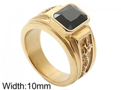 HY Wholesale 316L Stainless Steel Popular Rings-HY0062R199