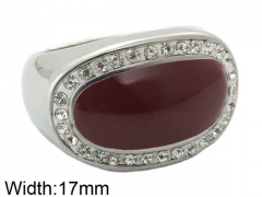 HY Wholesale 316L Stainless Steel Popular Rings-HY0062R486