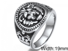 HY Wholesale 316L Stainless Steel Popular Rings-HY0062R260