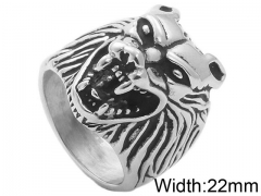 HY Wholesale 316L Stainless Steel Popular Rings-HY0062R340