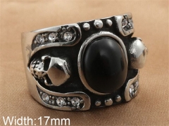 HY Wholesale 316L Stainless Steel Popular Rings-HY0062R559