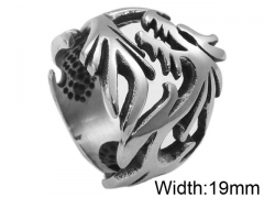 HY Wholesale 316L Stainless Steel Popular Rings-HY0062R566