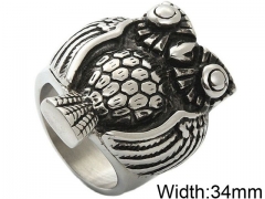 HY Wholesale 316L Stainless Steel Popular Rings-HY0062R372