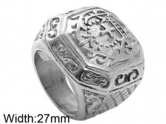 HY Wholesale 316L Stainless Steel Popular Rings-HY0062R452