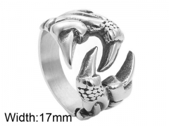 HY Wholesale 316L Stainless Steel Popular Rings-HY0062R368