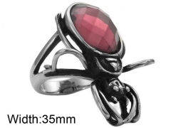 HY Wholesale 316L Stainless Steel Popular Rings-HY0062R593