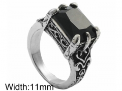 HY Wholesale 316L Stainless Steel Popular Rings-HY0062R532