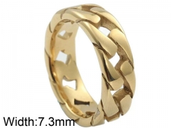 HY Wholesale 316L Stainless Steel Popular Rings-HY0062R308