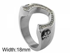 HY Wholesale 316L Stainless Steel Popular Rings-HY0062R506