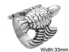 HY Wholesale 316L Stainless Steel Popular Rings-HY0062R419