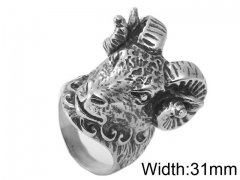 HY Wholesale 316L Stainless Steel Popular Rings-HY0062R541