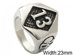 HY Wholesale 316L Stainless Steel Popular Rings-HY0062R417