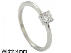 HY Wholesale 316L Stainless Steel Popular Rings-HY0062R382