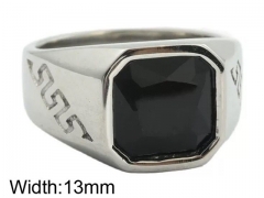 HY Wholesale 316L Stainless Steel Popular Rings-HY0062R356