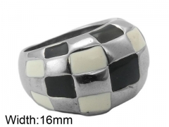 HY Wholesale 316L Stainless Steel Popular Rings-HY0062R500